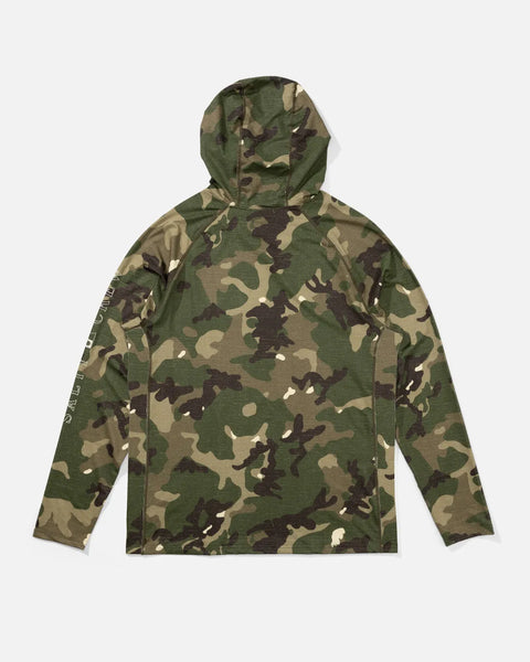 Salty Crew Mens Shirt Apex Perforated Sunshirt Hoodie