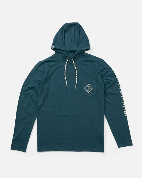 Salty Crew Mens Shirt Tippet Pocket UV Sunshirt Hoodie