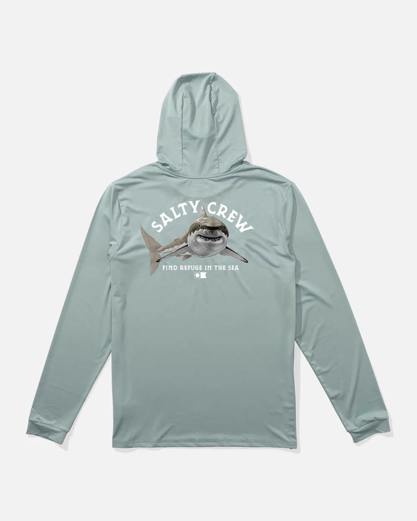 Salty Crew Mens Shirt Lurking Sunshirt Hoodie