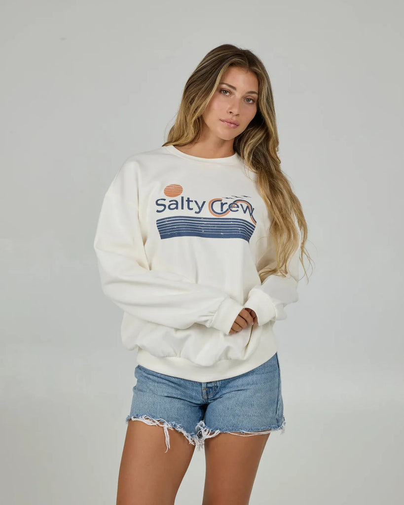 Salty Crew Womens Sweatshirt Sunny Side Crew