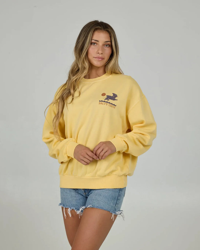 Salty Crew Womens Sweatshirt Lunch Time Crew