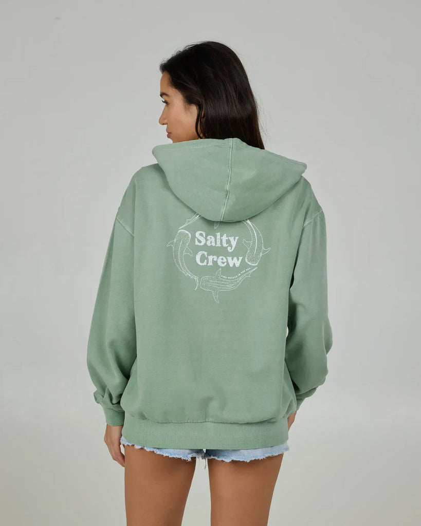 Salty Crew Womens Sweatshirt Respect Zip Hoodie