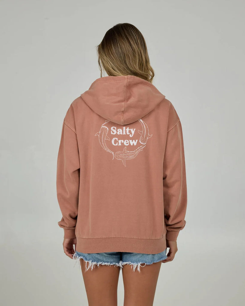 Salty Crew Womens Sweatshirt Respect Zip Hoodie