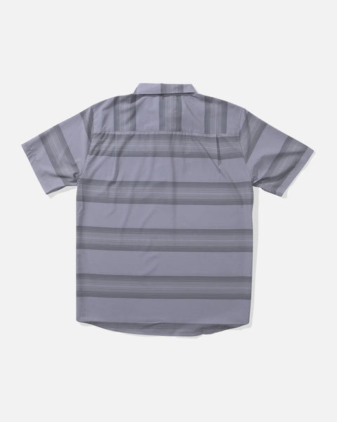 Salty Crew Mens Woven Sundown Perforated Polo