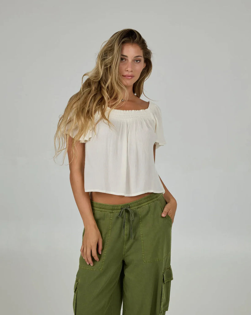 Salty Crew Womens Shirt High Tide Short Sleeve Top