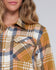 Salty Crew Womens Shirt Golden Age Crop Flannel