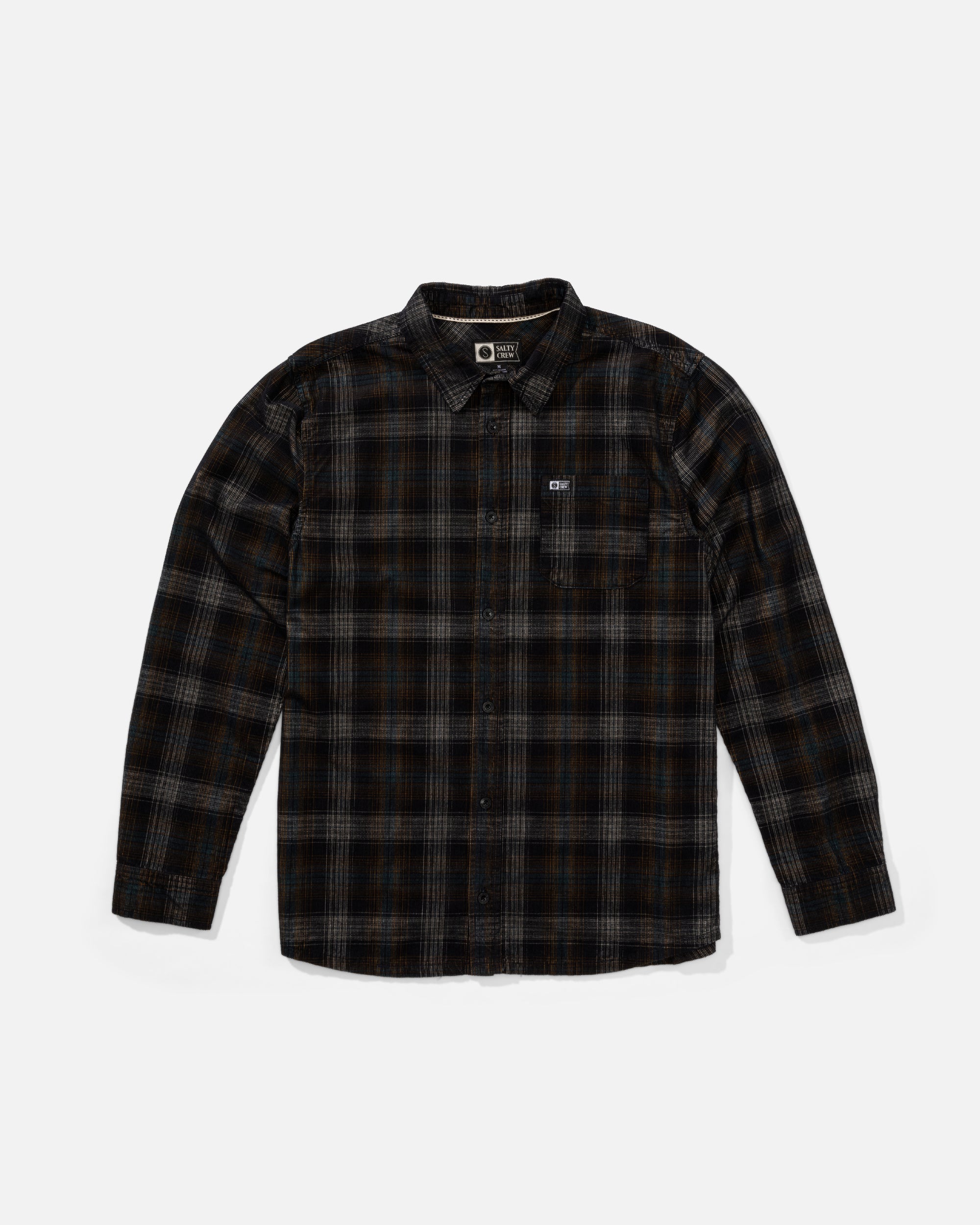 Salty Crew Mens Shirt Caster Long Sleeve Cord