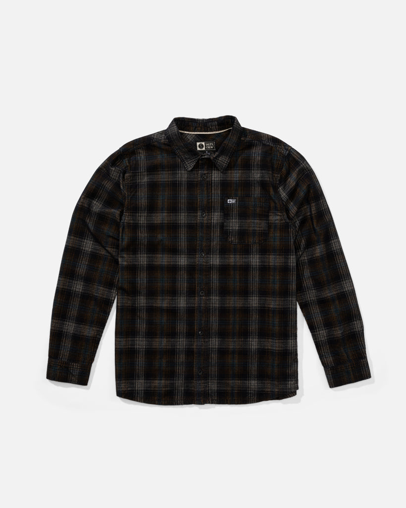 Salty Crew Mens Shirt Caster Long Sleeve Cord