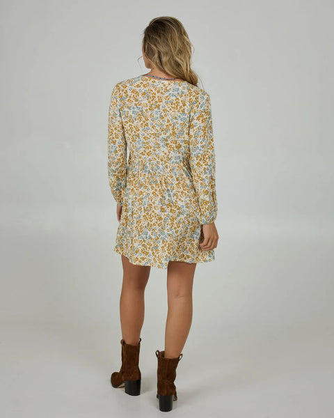 Salty Crew Womens Hidden Ditsy Long Sleeve