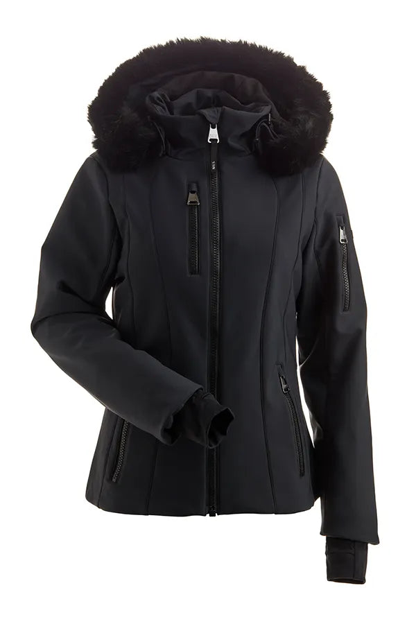 Nils Womens Snow Jacket Lillehammer Faux Fur