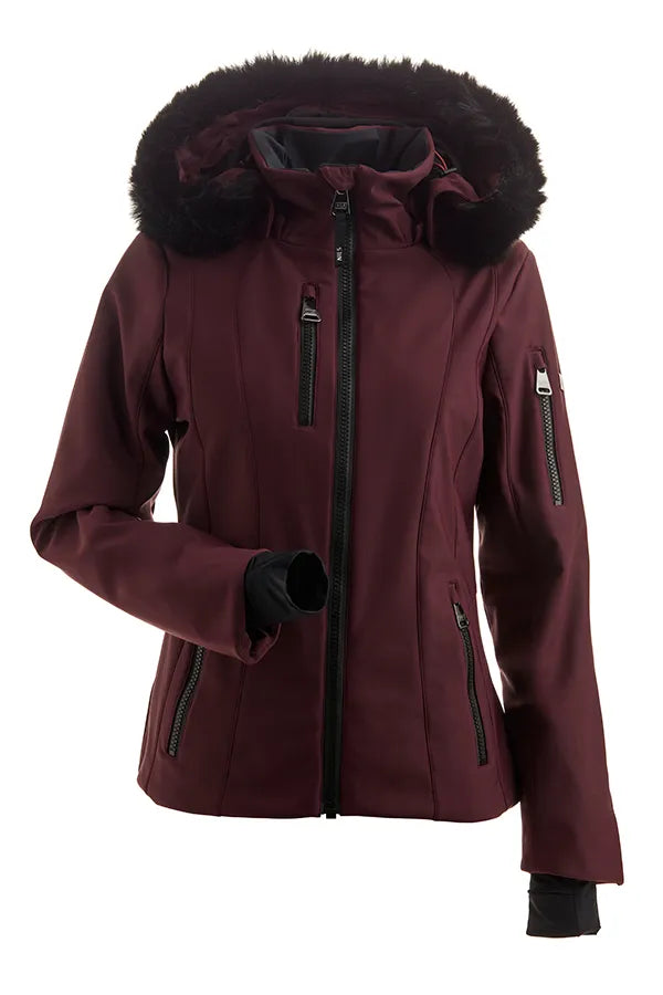 Nils Womens Snow Jacket Lillehammer Faux Fur