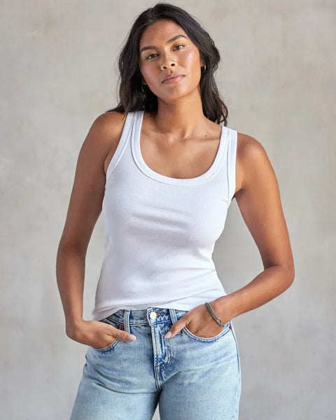 Outerknown Womens Tank Top Sojourn Ribbed