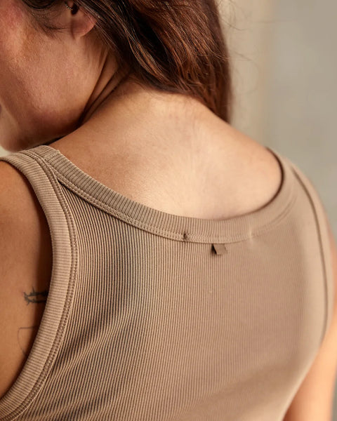 Outerknown Womens Tank Top Sojourn Ribbed