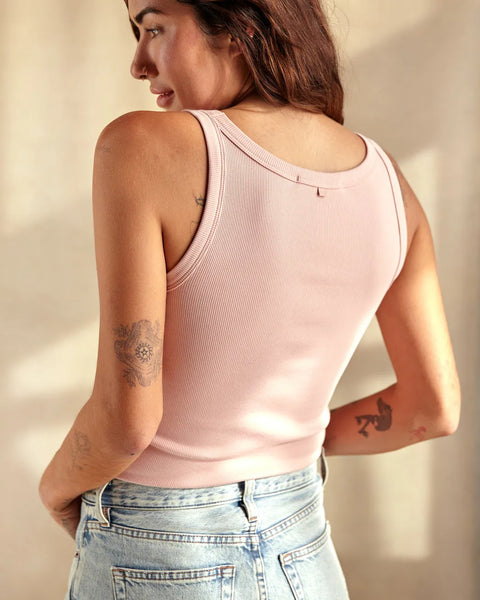 Outerknown Womens Tank Top Sojourn Ribbed