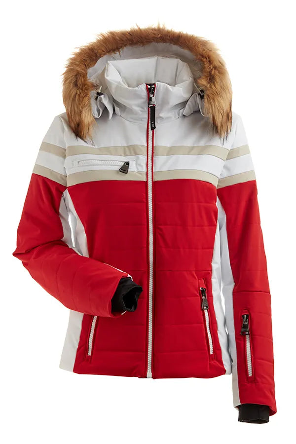 Nils Womens Snow Jacket Oslo Faux Fur