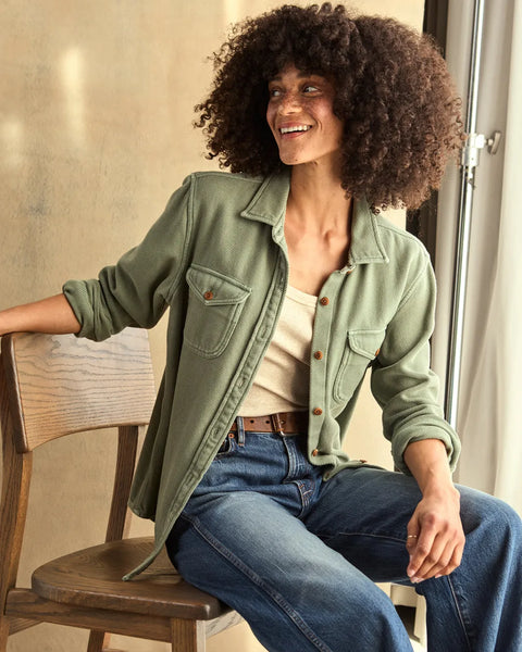 Outerknown Womens Shirt Chroma Blanket