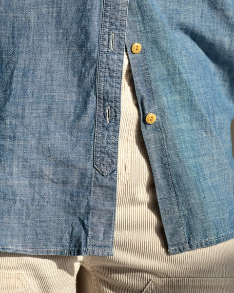 Outerknown Womens Shirt Chambray Utility
