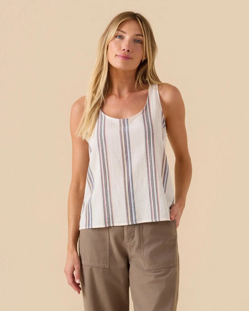 Outerknown Womens Tank Top Windswept Gauze