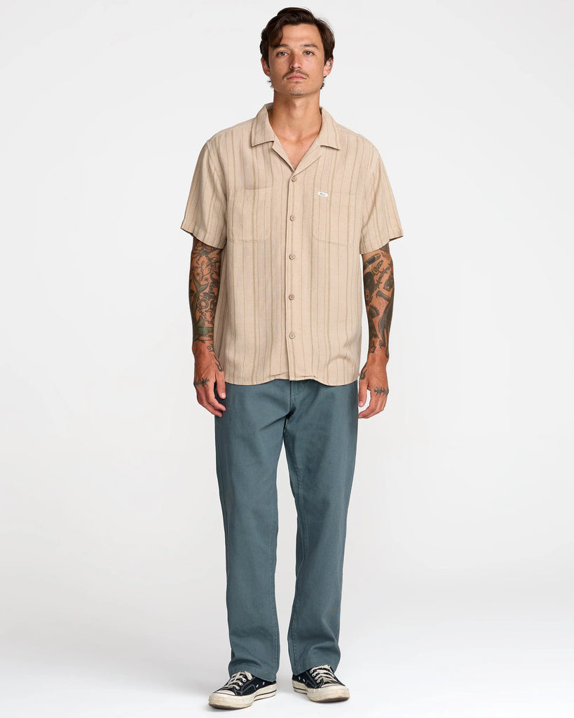 RVCA Mens Woven Exotica Stripe