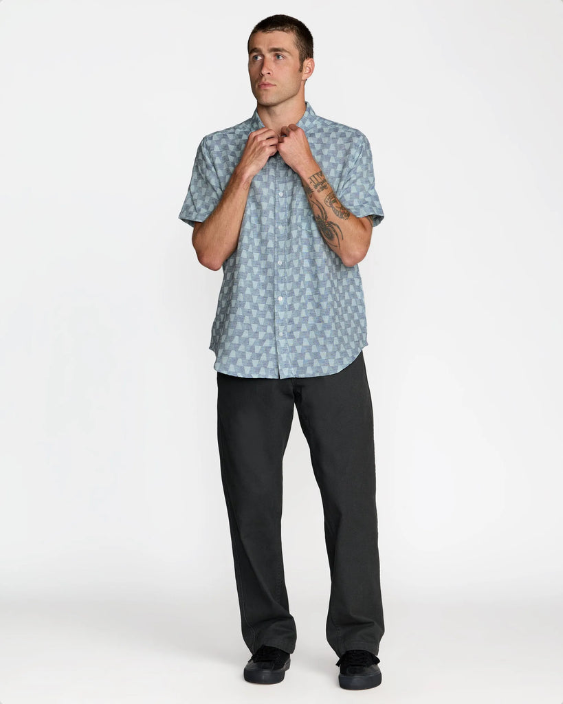 RVCA Mens Woven VA Monogram