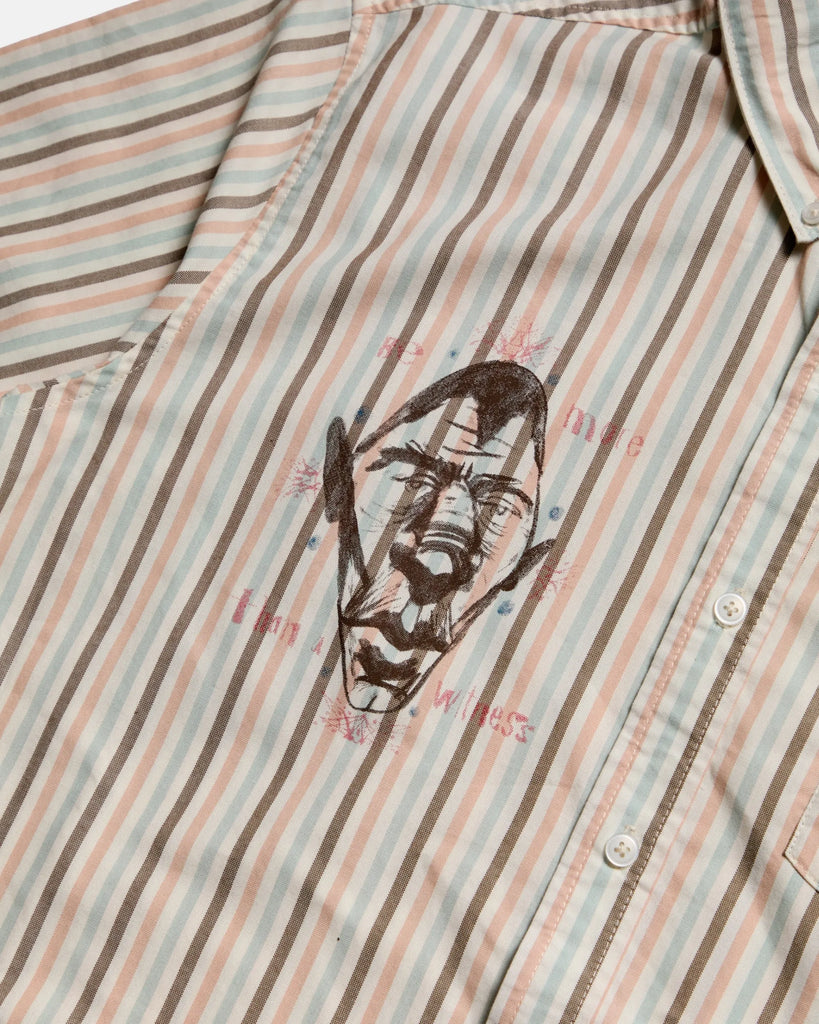 RVCA Mens Woven Jacobs Archive Stripe