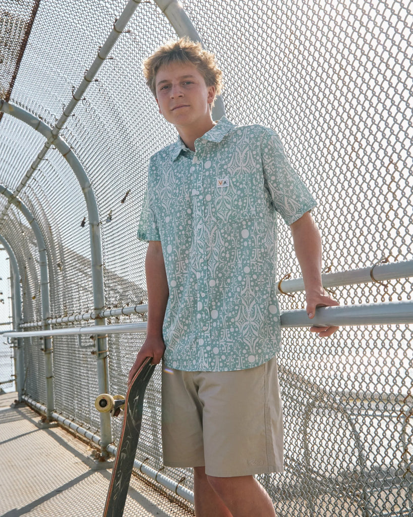 RVCA Mens Woven Jacobs Archive Print