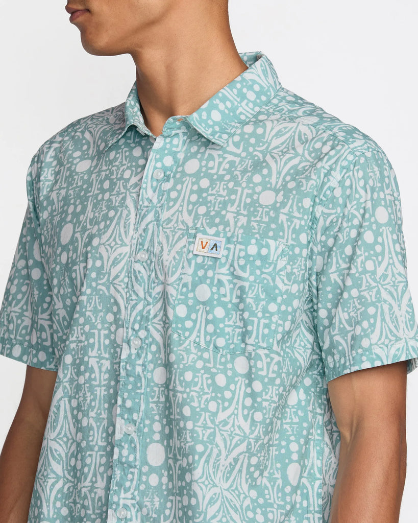RVCA Mens Woven Jacobs Archive Print