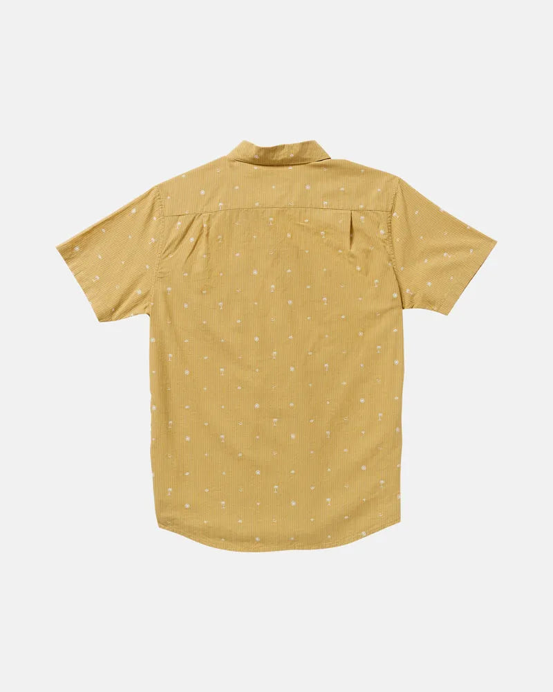 RVCA Mens Woven Exotica Seersucker