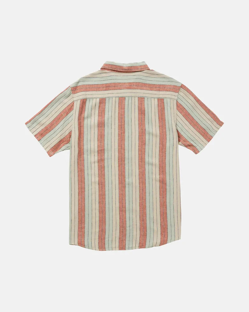 RVCA Mens Woven Alvarado Stripe
