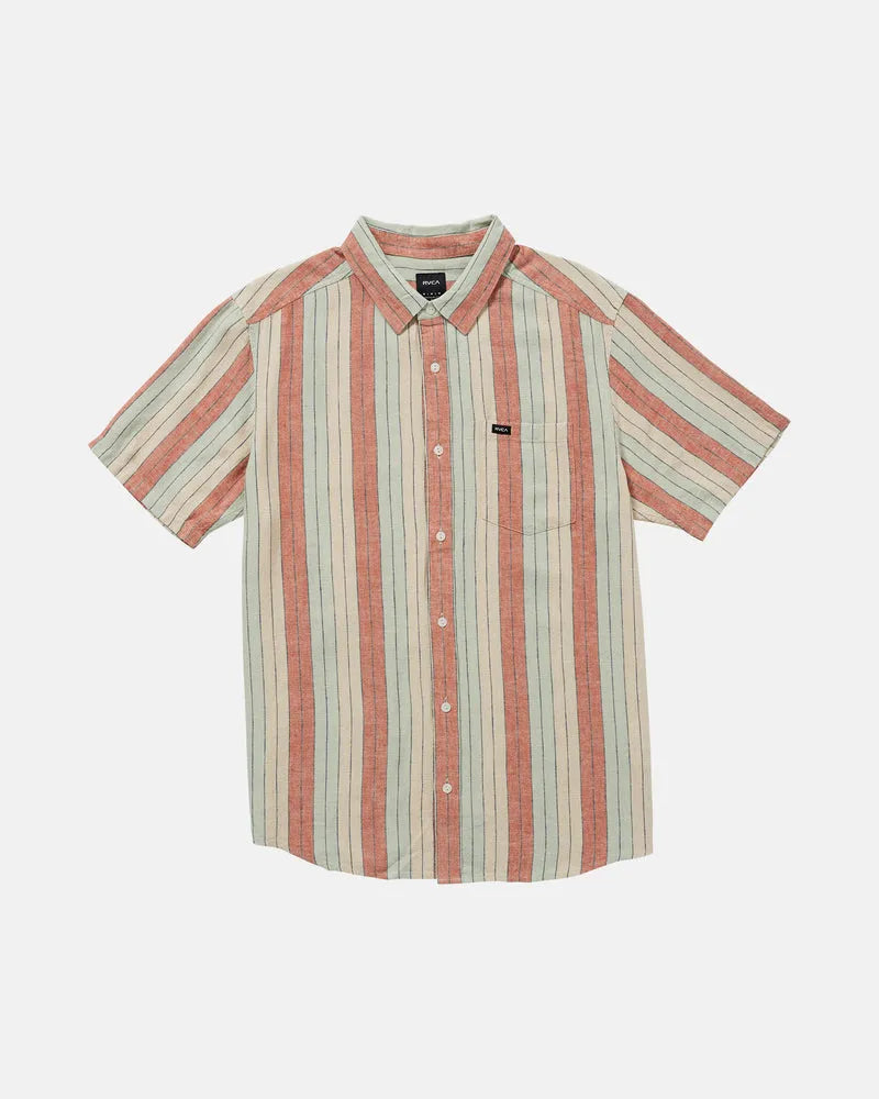 RVCA Mens Woven Alvarado Stripe