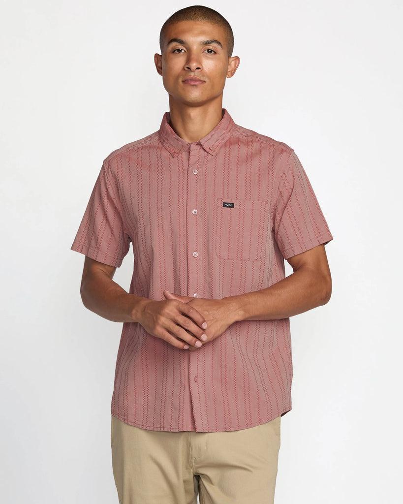 RVCA Mens Woven That'll Do Stripe