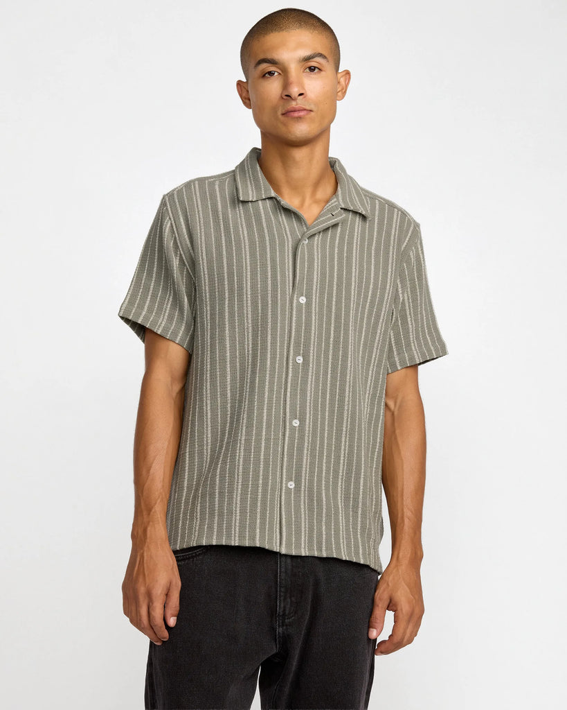 RVCA Mens Woven Vacancy Stripe