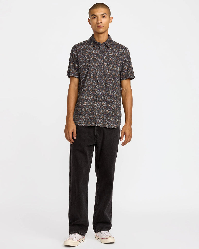 RVCA Mens Woven Blossom Quilt
