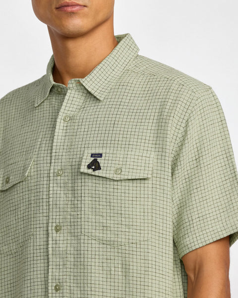RVCA Mens Woven KSL Yarn Dye