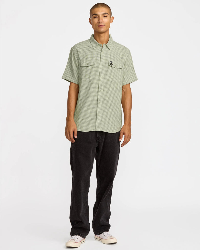 RVCA Mens Woven KSL Yarn Dye