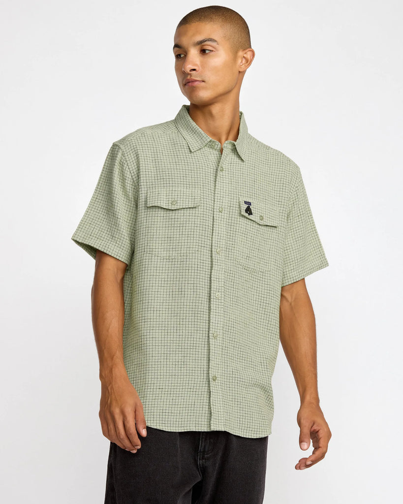 RVCA Mens Woven KSL Yarn Dye