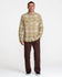 RVCA Mens Shirt That'll Work Flannel Long Sleeve
