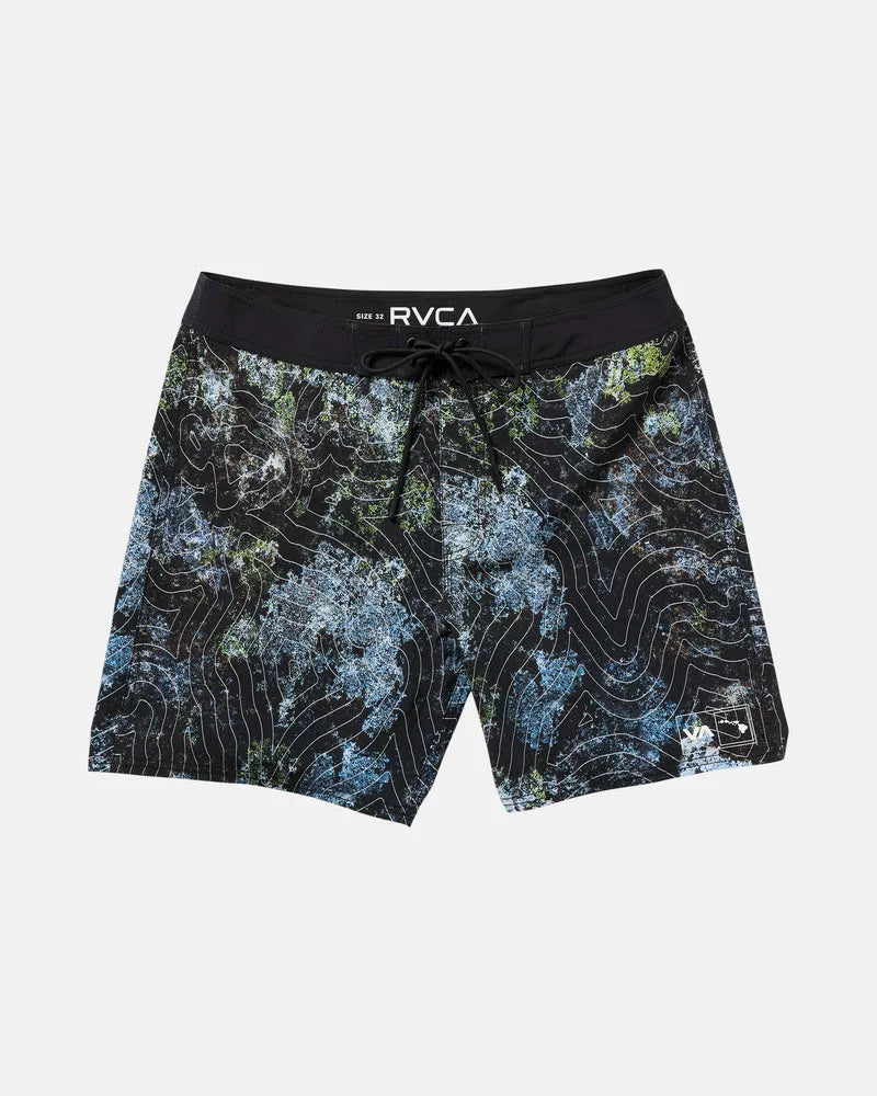 RVCA Mens Boardshorts Hawaii Topo 17
