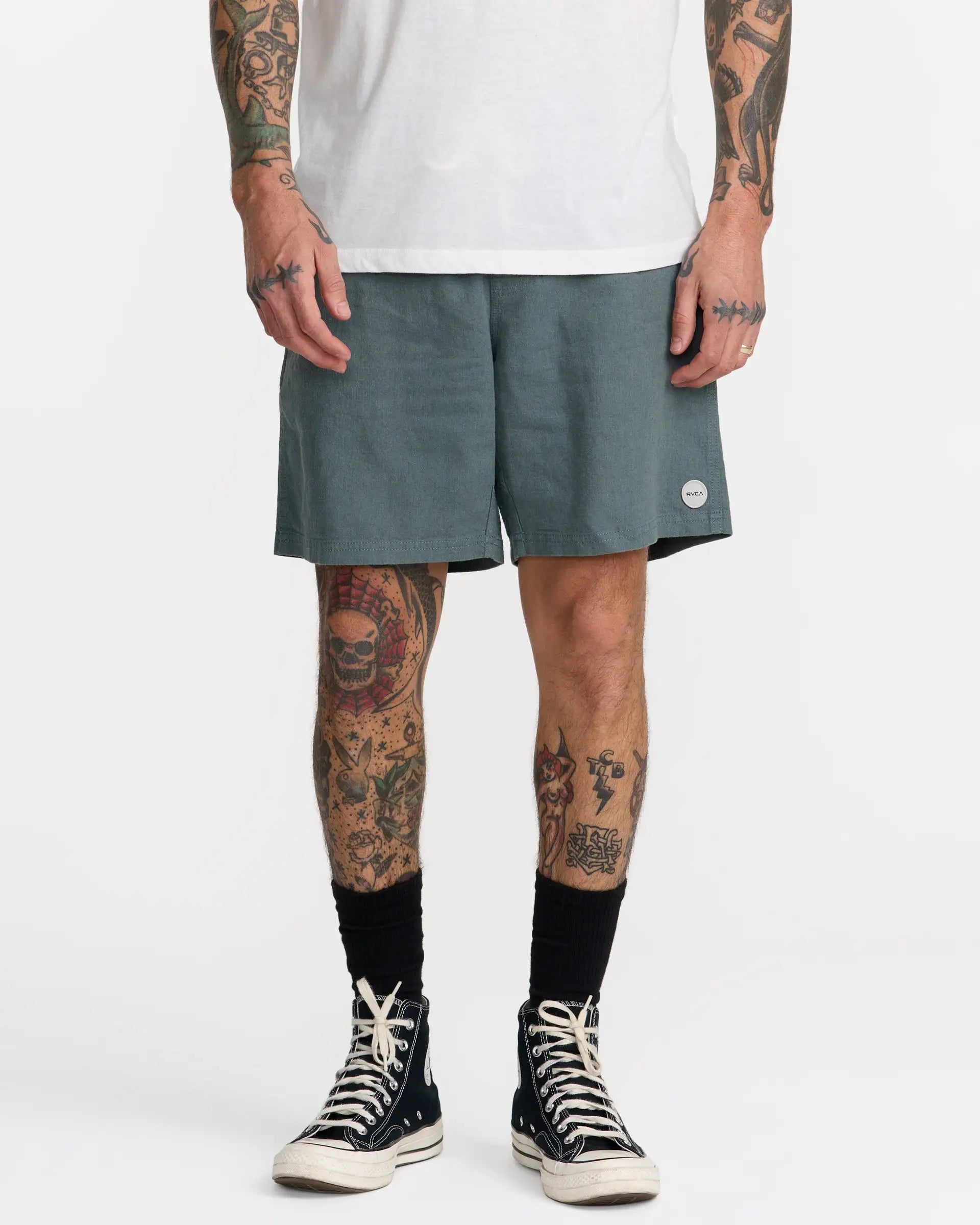 RVCA Mens Shorts Sands Elastic 17"