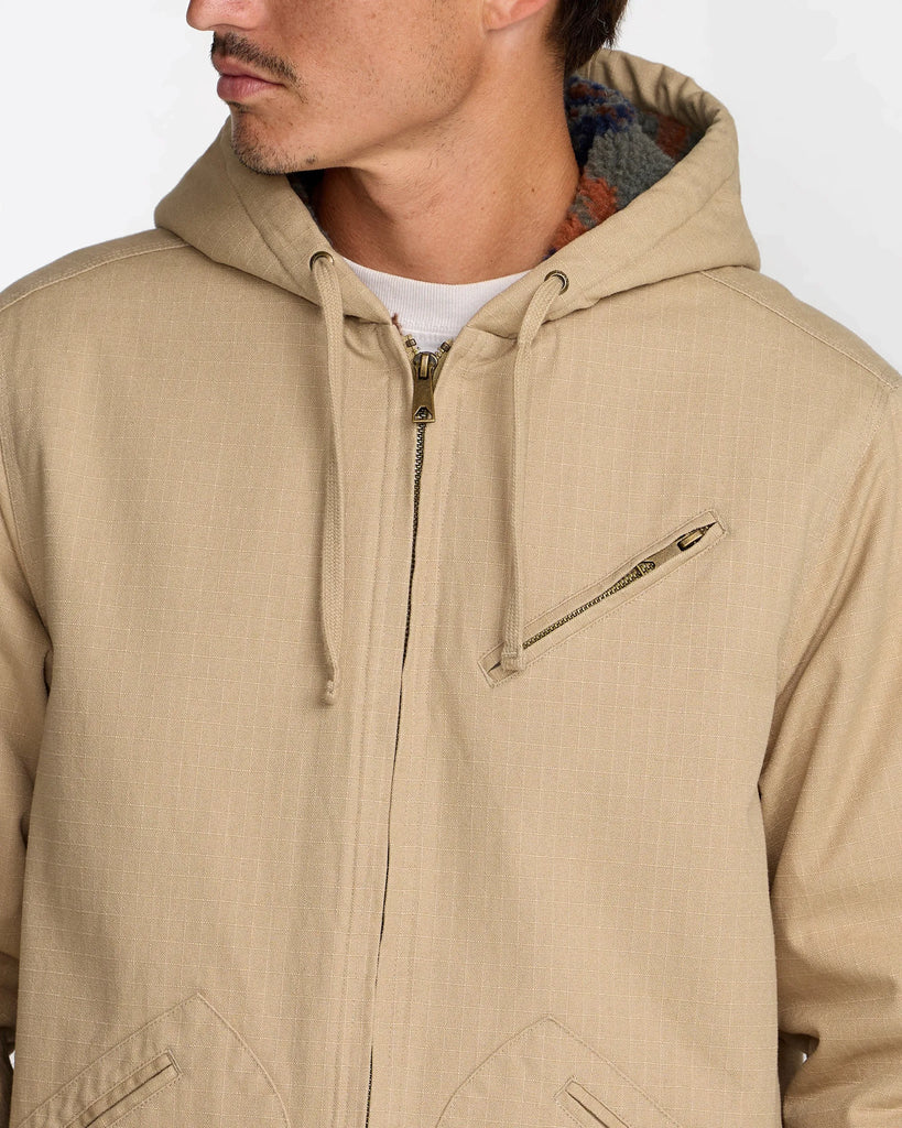 RVCA Mens Jacket Sonora Hooded