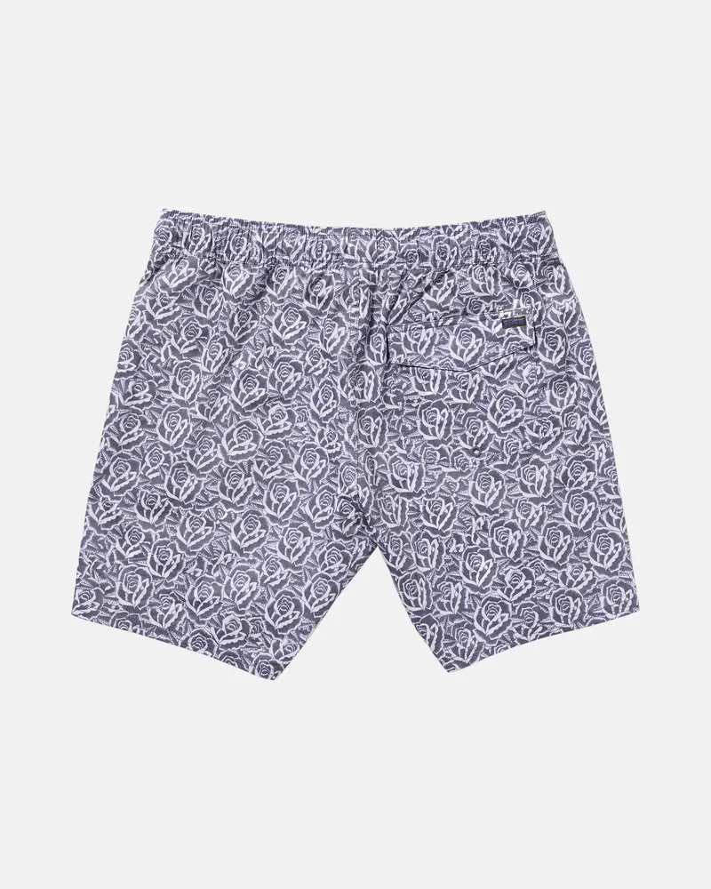 RVCA Mens Boardshorts Barba Roses Elastic 17