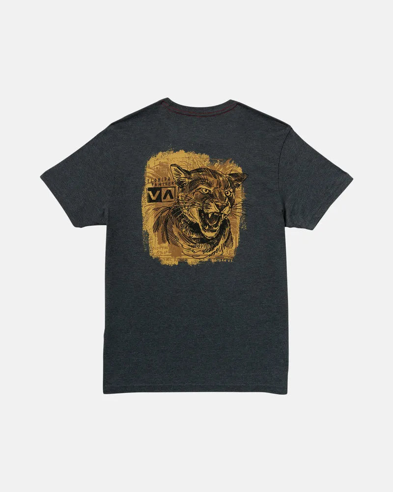RVCA Mens Shirt Horton Panther