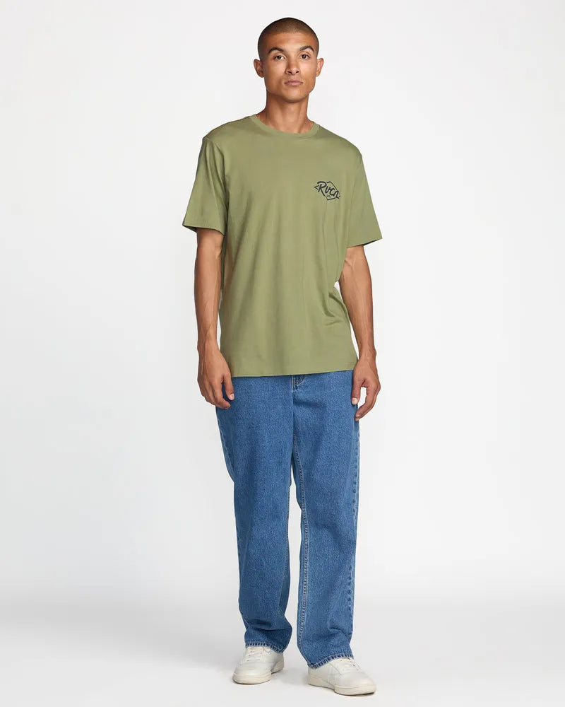 RVCA Mens Shirt Ranch Seal