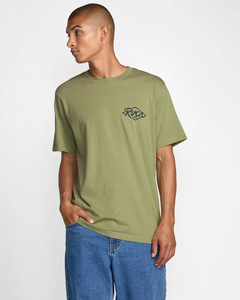 RVCA Mens Shirt Ranch Seal