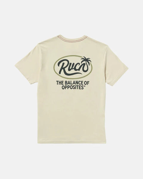 RVCA Mens Shirt Frond Script