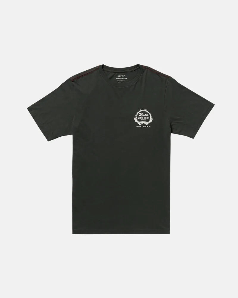 RVCA Mens Shirt Shark Tours