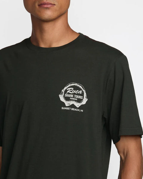 RVCA Mens Shirt Shark Tours