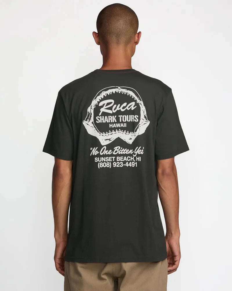 RVCA Mens Shirt Shark Tours
