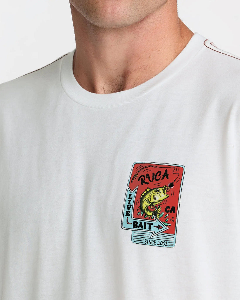RVCA Mens Shirt Live Bait