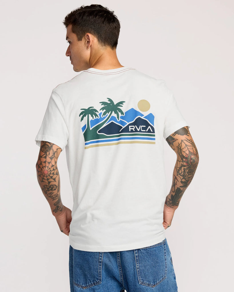 RVCA Mens Shirt Palm Trail